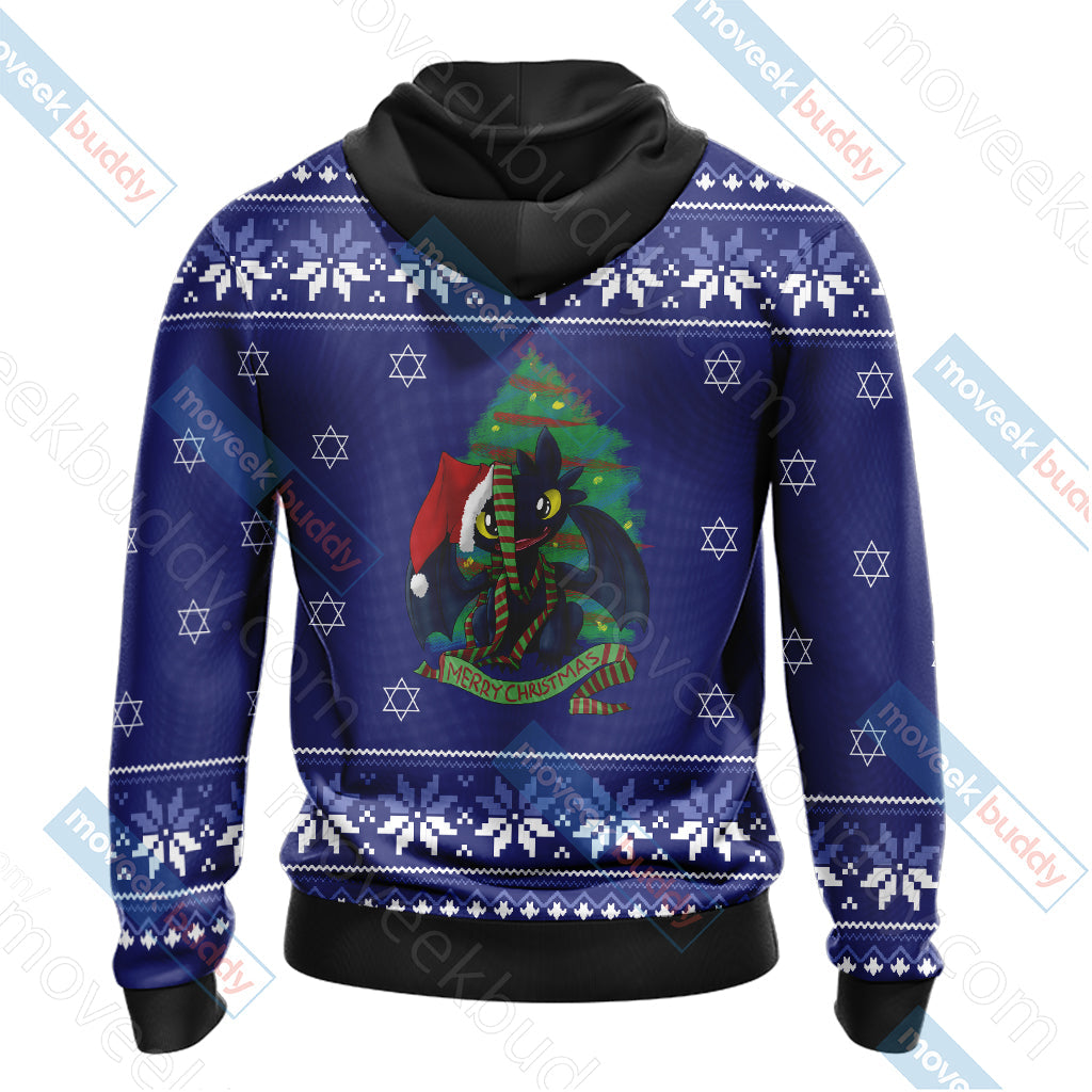 How To Train Your Dragon Christmas Style Unisex 3D T-shirt