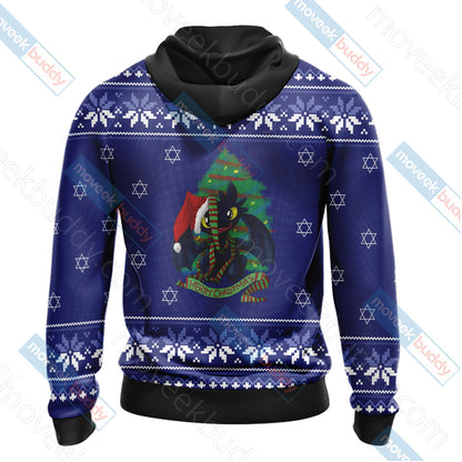 How To Train Your Dragon Christmas Style Unisex 3D T-shirt