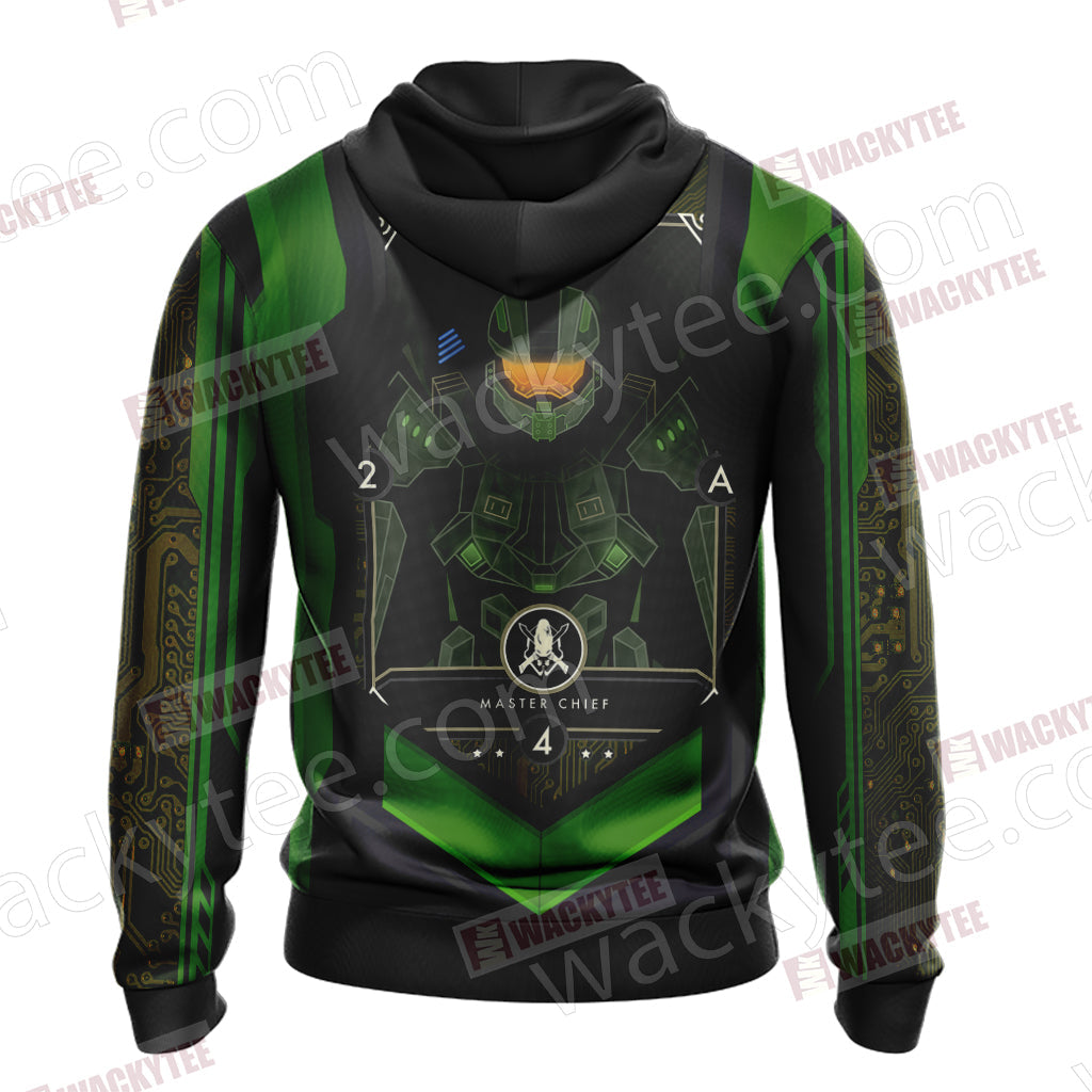 Halo - Master Chief New Video Game T-shirt Zip Hoodie