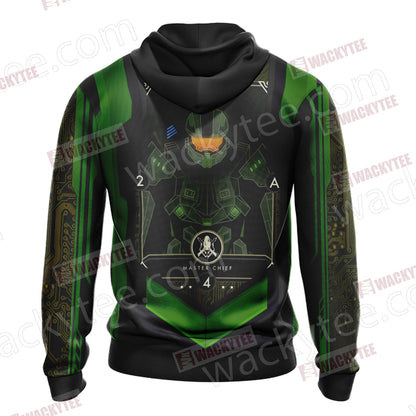 Halo - Master Chief New Video Game T-shirt Zip Hoodie