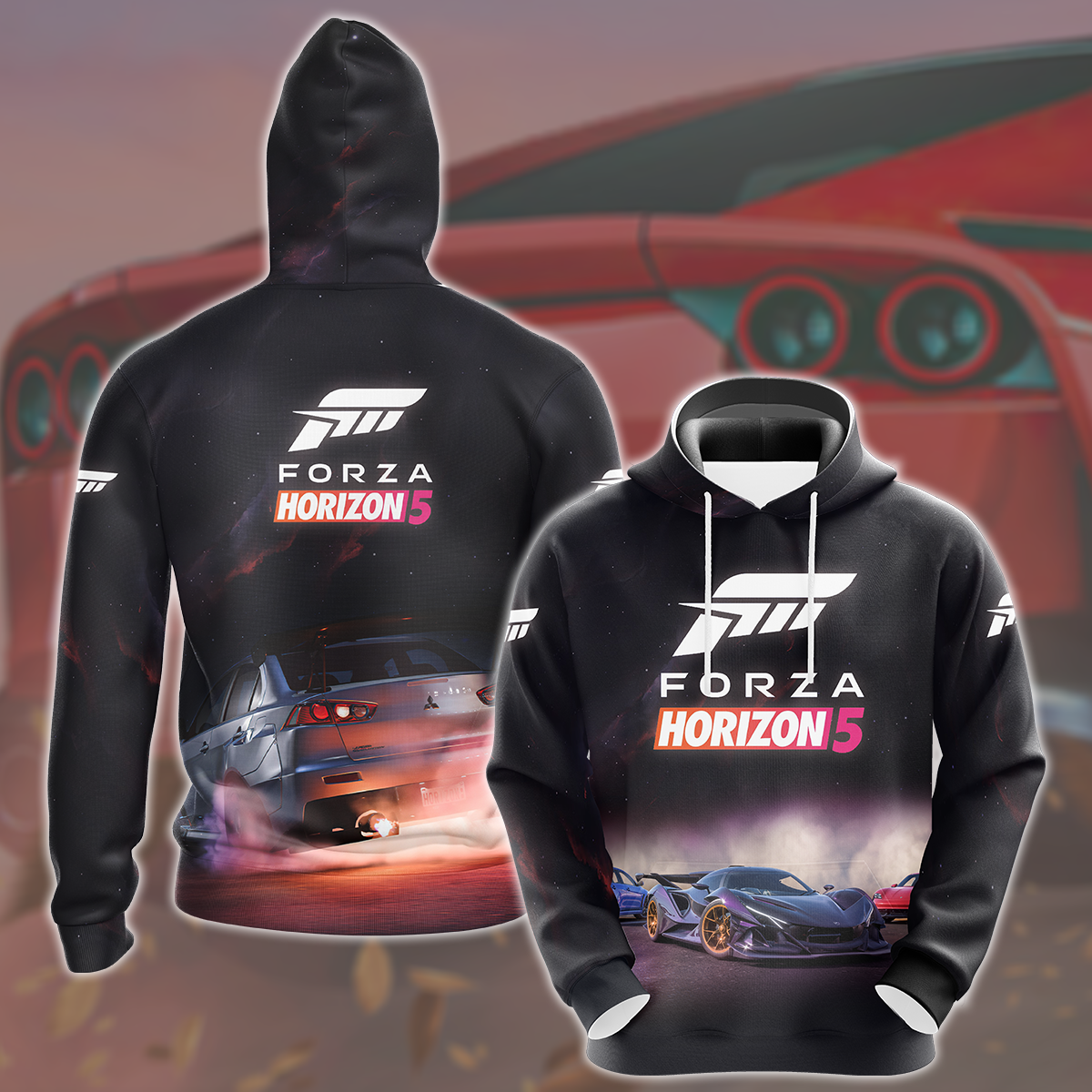 Forza Horizon 5 Video Game All Over Printed T-shirt Tank Top Zip Hoodie Pullover Hoodie Hawaiian Shirt Beach Shorts Joggers