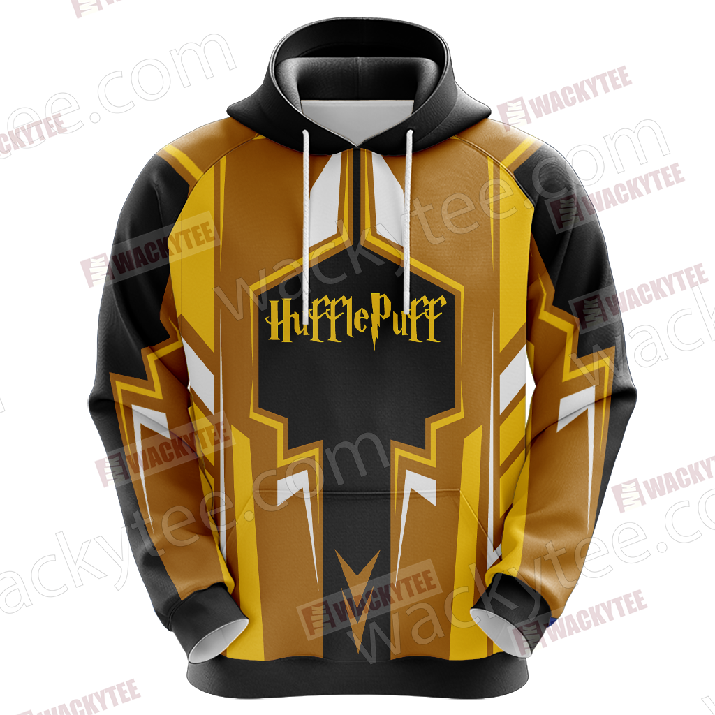 Harry Potter Hogwarts Castle - Hufflepuff House Wacky Style New Collection Unisex 3D T-shirt