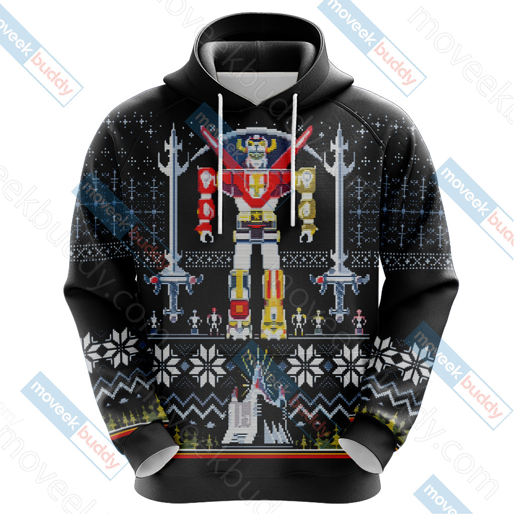 Voltron Knitting Style Unisex 3D T-shirt
