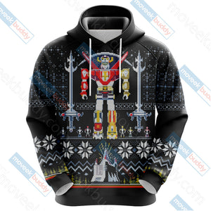 Voltron Knitting Style Unisex 3D T-shirt   