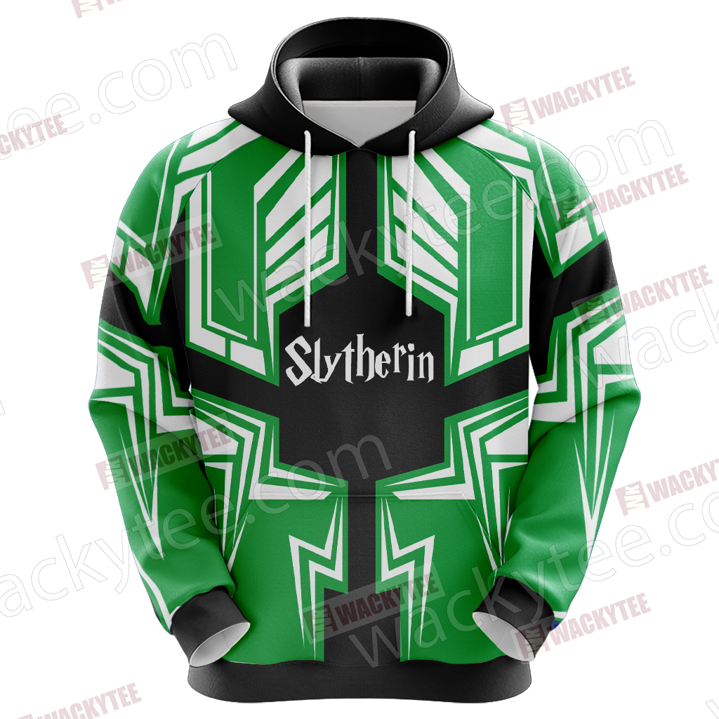 Harry Potter Hogwarts Castle - Slytherin House Wacky Style New Collection Unisex 3D T-shirt