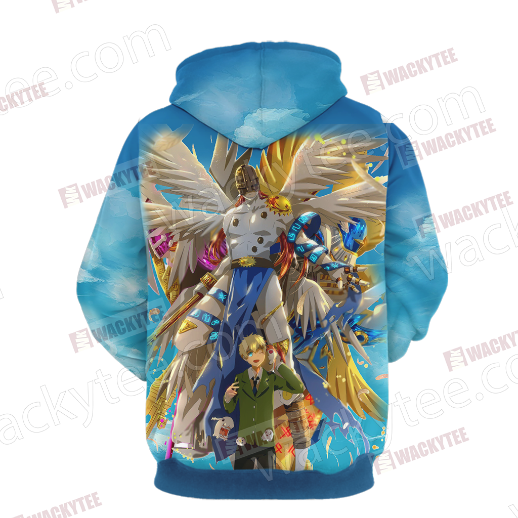Digimon Takaishi Takeru And Angemon Unisex 3D T-shirt