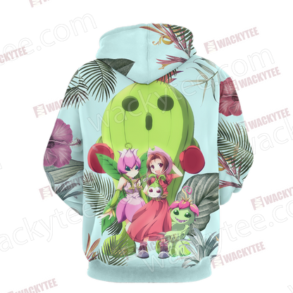 Digimon Palmon Evolution Line Unisex 3D T-shirt