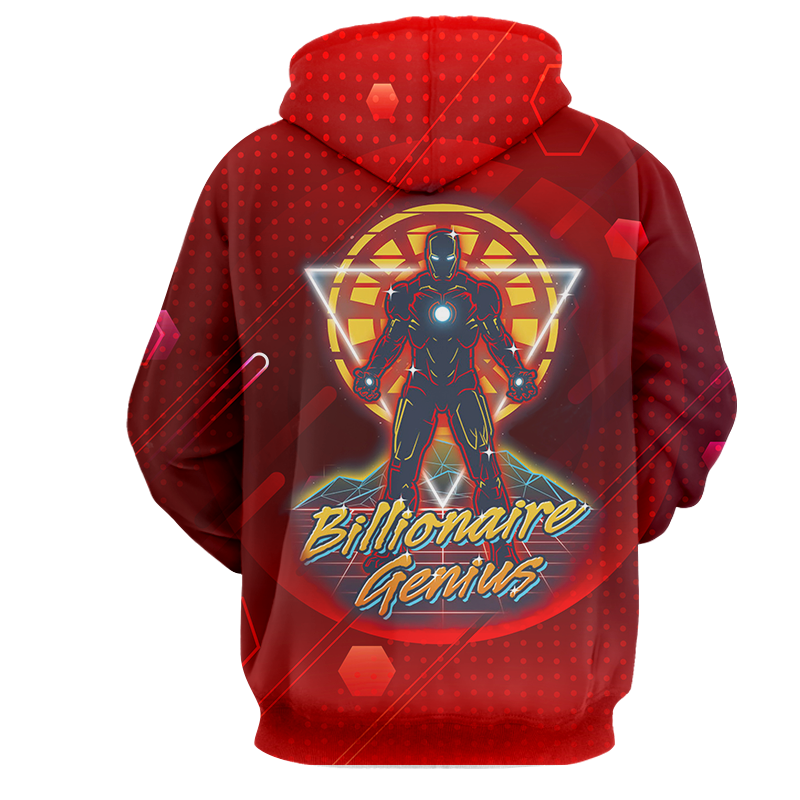 Iron Man Billionaire Genius Unisex 3D T-shirt