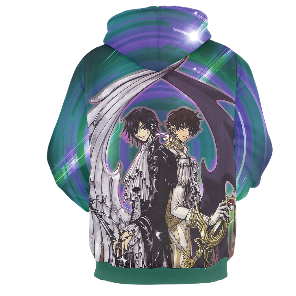 Code Geass Suzaku and Lelouch 3D T-shirt