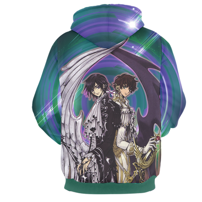 Code Geass Suzaku and Lelouch 3D T-shirt