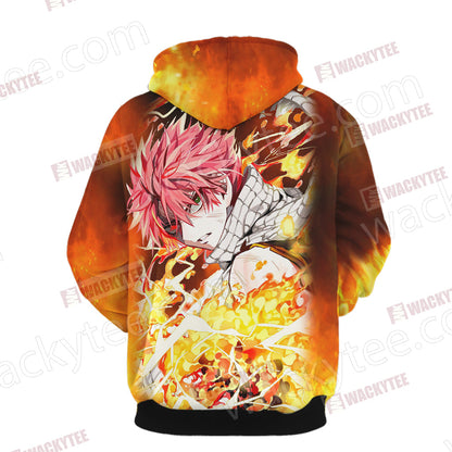 Fairy Tail: Dragon Cry Natsu Dragneel New Look Unisex 3D T-shirt