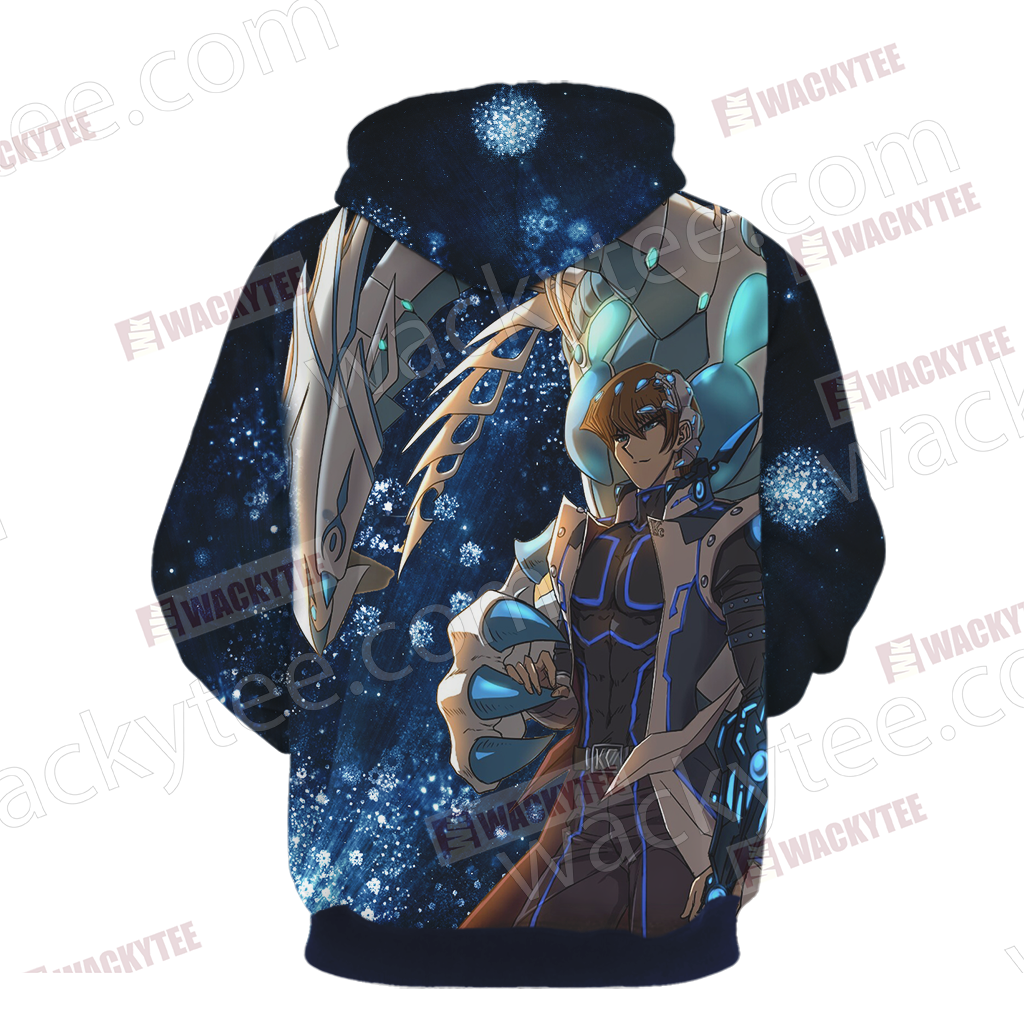 Yu Gi Oh! Seto Kaiba And Blue-eyes White Dragon Unisex 3D T-shirt