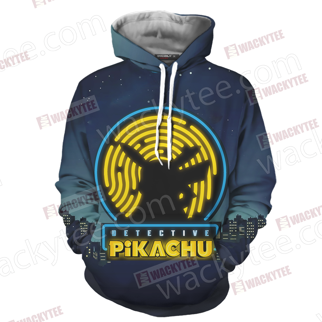 Pokemon Detective Pikachu Unisex 3D T-shirt