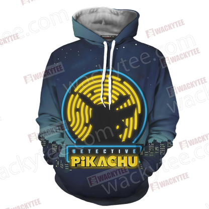 Pokemon Detective Pikachu Unisex 3D T-shirt