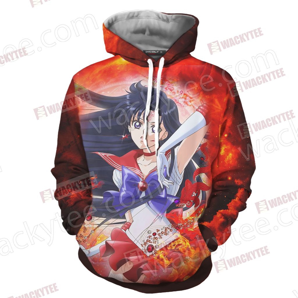 Sailor Moon Sailor Mars (Rei Hino) Unisex 3D T-shirt