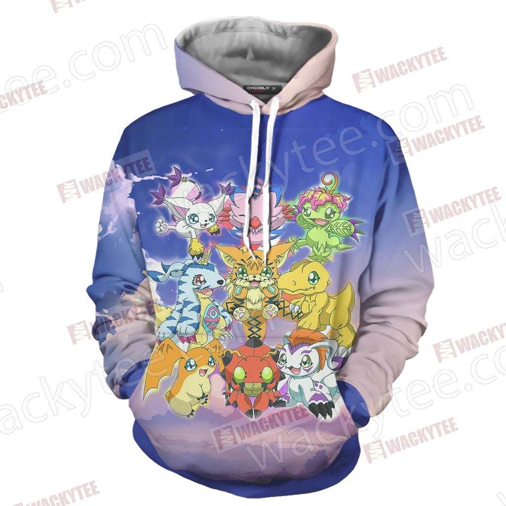 Digimon Eggs Unisex 3D T-shirt