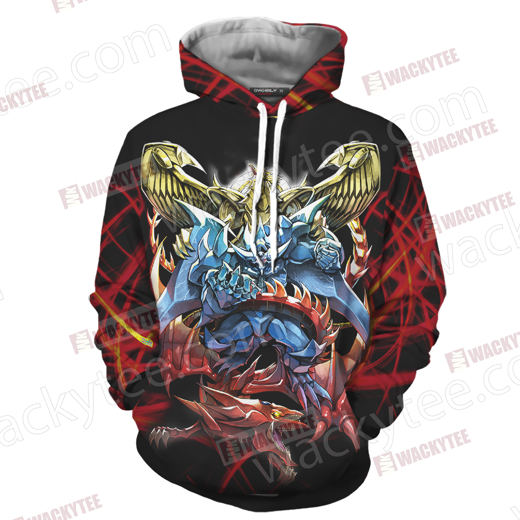 Yu Gi Oh! Yami Yugi And Egyptian God Cards 3D T-shirt