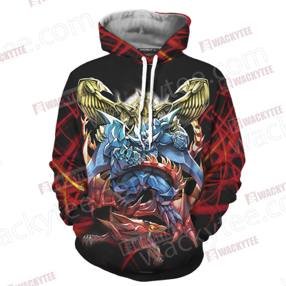 Yu Gi Oh! Yami Yugi And Egyptian God Cards 3D T-shirt