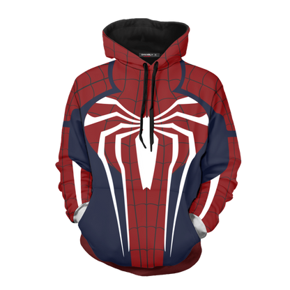 Spider-Man Cosplay PS4 Advanced Suit New Look 3D Hoodie