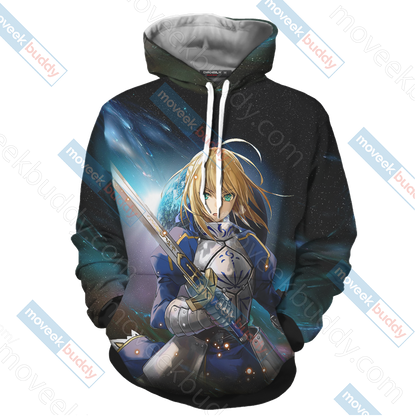 Fate/ Stay Night - Saber New Version 3D T-shirt