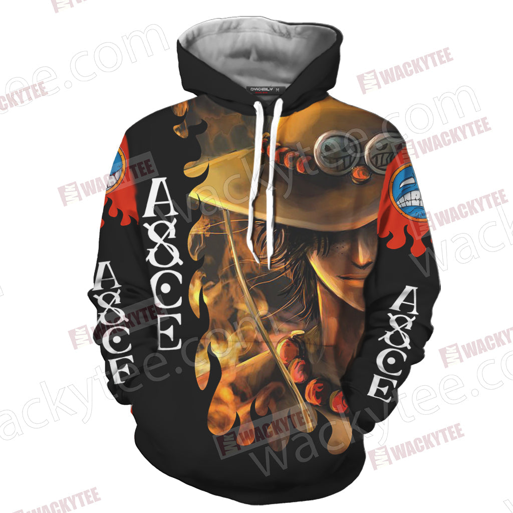 One Piece - Ace New Look Unisex 3D T-shirt