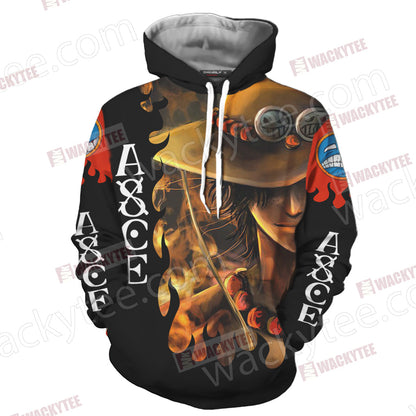 One Piece - Ace New Look Unisex 3D T-shirt