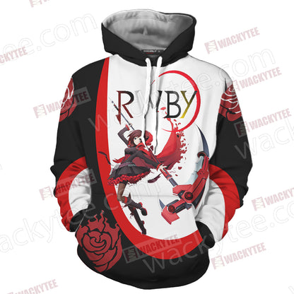RWBY - Ruby Rose New Unisex 3D T-shirt