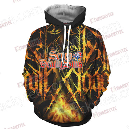 The Seven Deadly Sins New Version Unisex 3D T-shirt