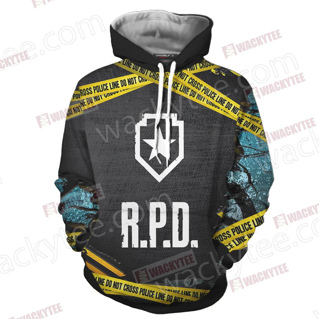 Resident Evil - R.P.D Unisex 3D T-shirt