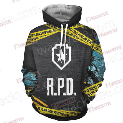 Resident Evil - R.P.D Unisex 3D T-shirt