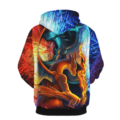 Pokemon Charizard X And Charizard Y Unisex 3D T-shirt