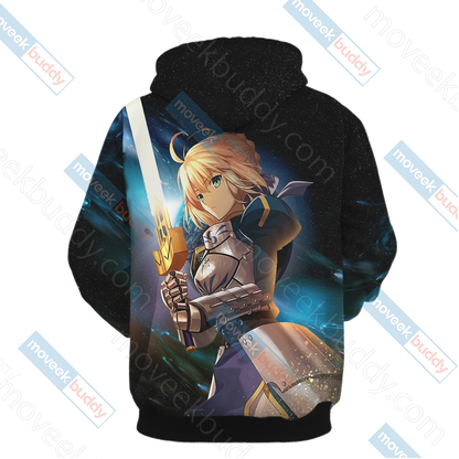 Fate/ Stay Night - Saber New Version 3D T-shirt