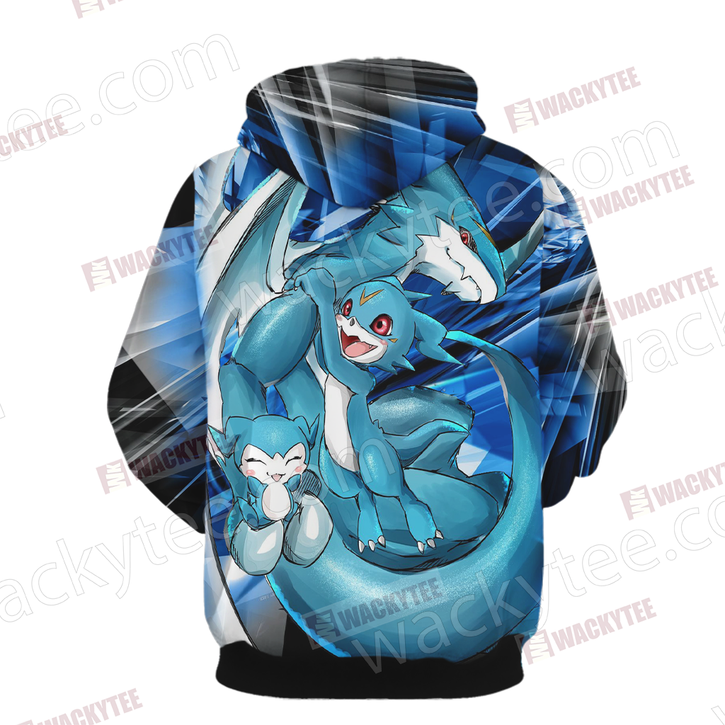 Digimon ExVeemon Unisex 3D T-shirt