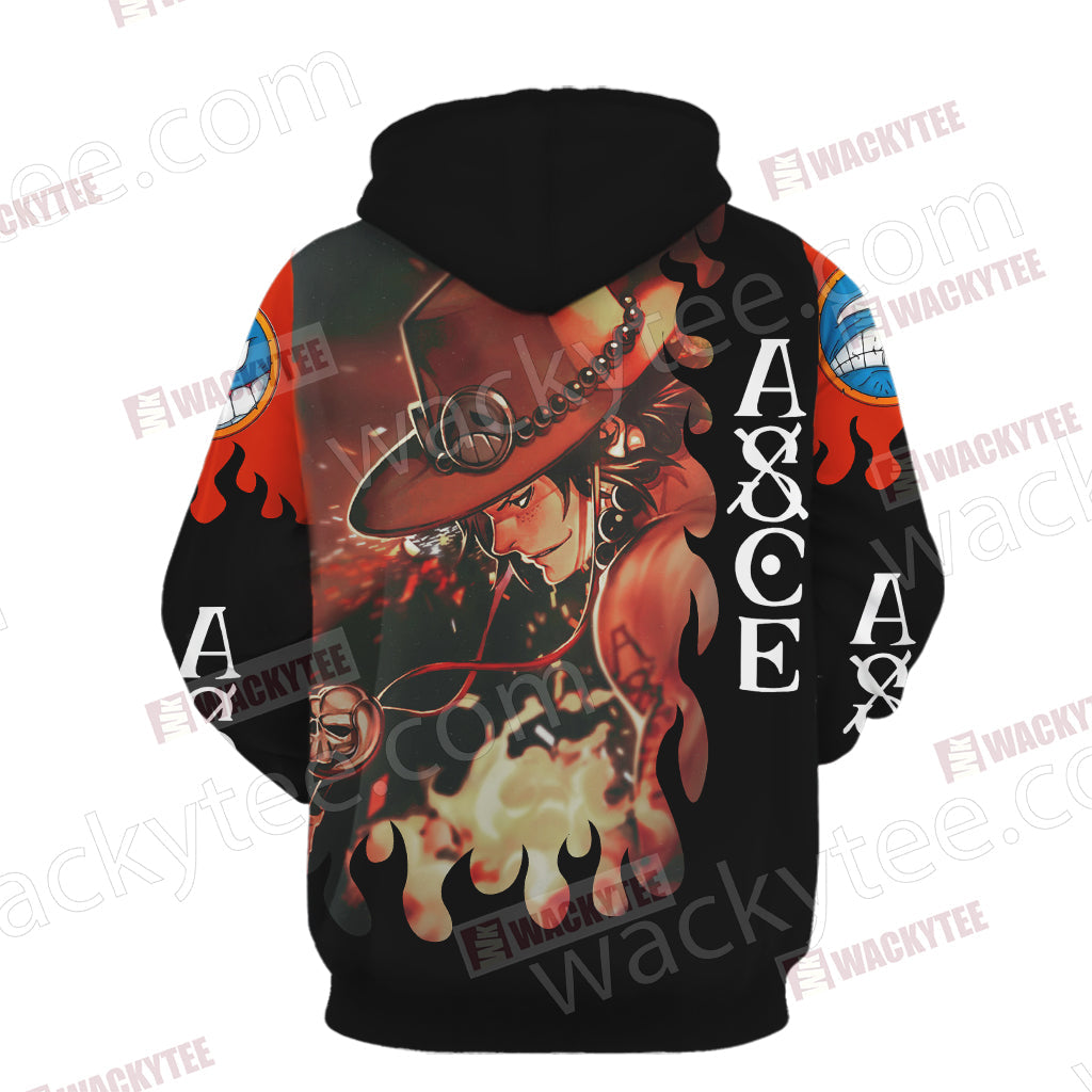 One Piece - Ace New Look Unisex 3D T-shirt
