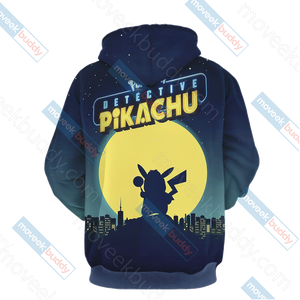 Pokemon Detective Pikachu Unisex 3D T-shirt   