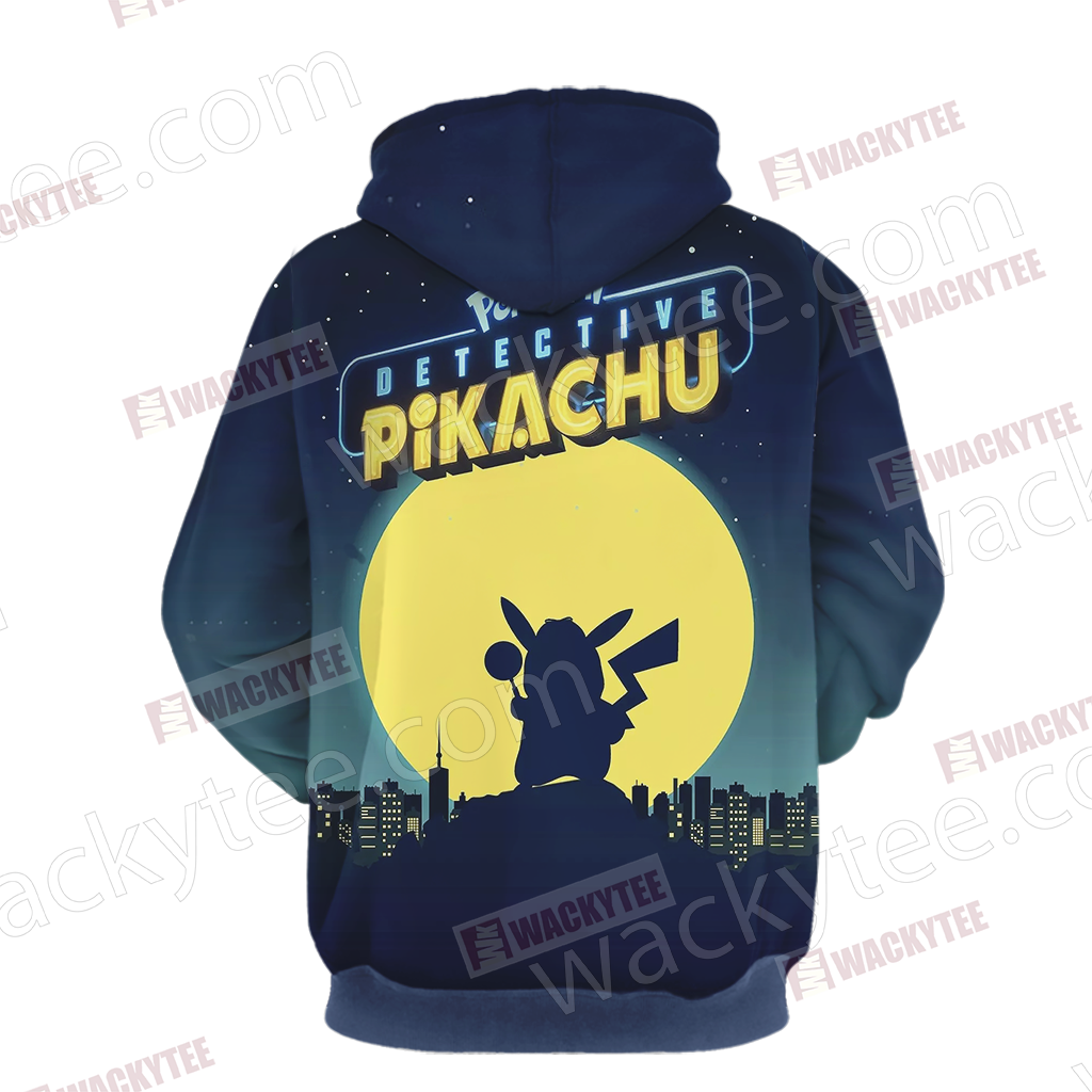 Pokemon Detective Pikachu Unisex 3D T-shirt