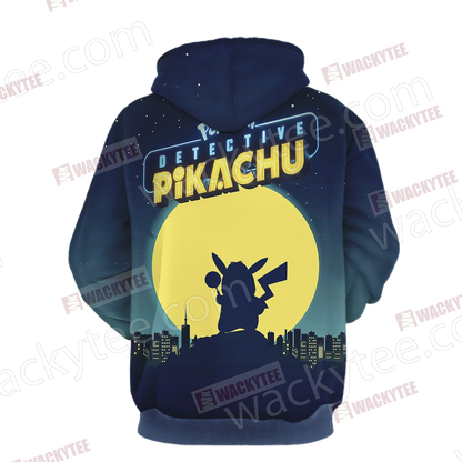 Pokemon Detective Pikachu Unisex 3D T-shirt