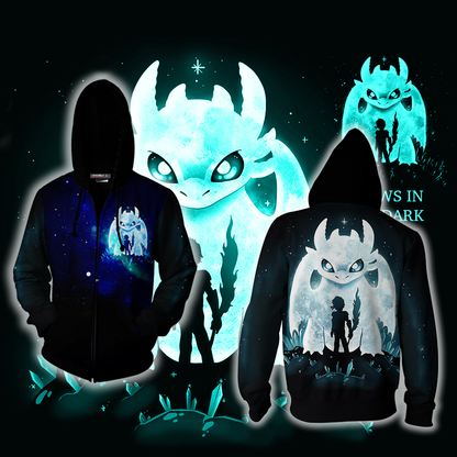 How To Train Dragon Unisex 3D T-shirt Zip Hoodie