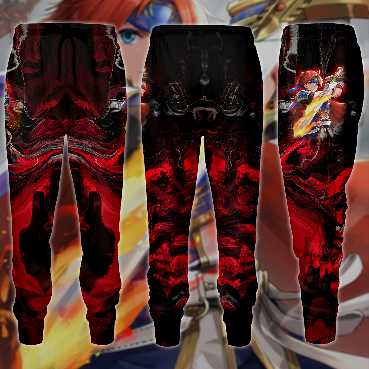 Fire Emblem Roy Video Game 3D All Over Print T-shirt Tank Top Zip Hoodie Pullover Hoodie Hawaiian Shirt Beach Shorts Jogger Joggers
