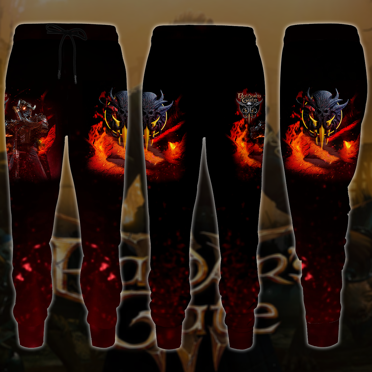 Baldur's Gate 3 Video Game All Over Printed T-shirt Tank Top Zip Hoodie Pullover Hoodie Hawaiian Shirt Beach Shorts Joggers Joggers