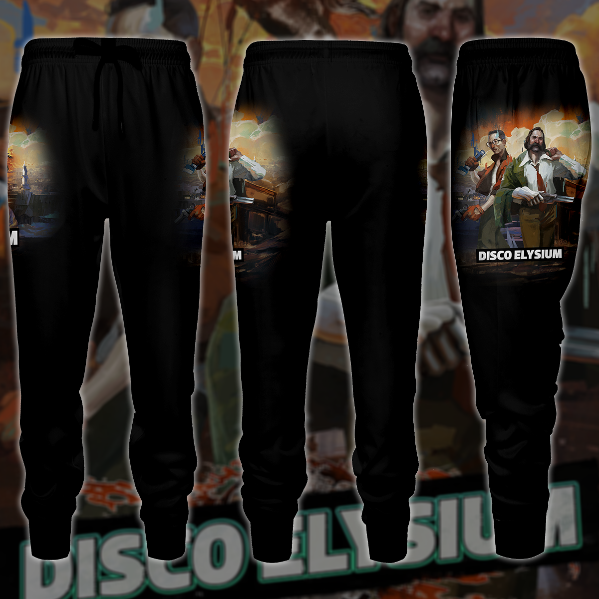 Disco Elysium Video Game All-Over T-shirt Hoodie Tank Top Hawaiian Shirt Beach Shorts Joggers Joggers