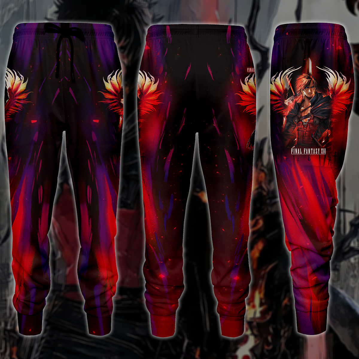 Final Fantasy XVI Video Game 3D All Over Printed T-shirt Tank Top Zip Hoodie Pullover Hoodie Hawaiian Shirt Beach Shorts Jogger Joggers