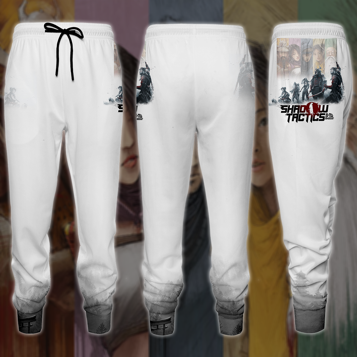Shadow Tactics: Blade of the Shogun Video Game 3D All Over Printed T-shirt Tank Top Zip Hoodie Pullover Hoodie Hawaiian Shirt Beach Shorts Jogger Joggers