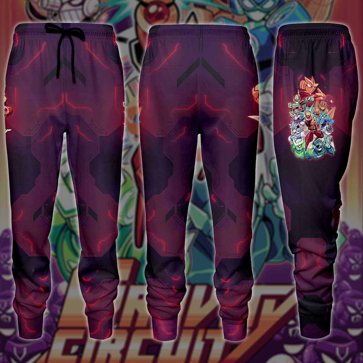 Gravity Circuit Video Game 3D All Over Printed T-shirt Tank Top Zip Hoodie Pullover Hoodie Hawaiian Shirt Beach Shorts Jogger Joggers