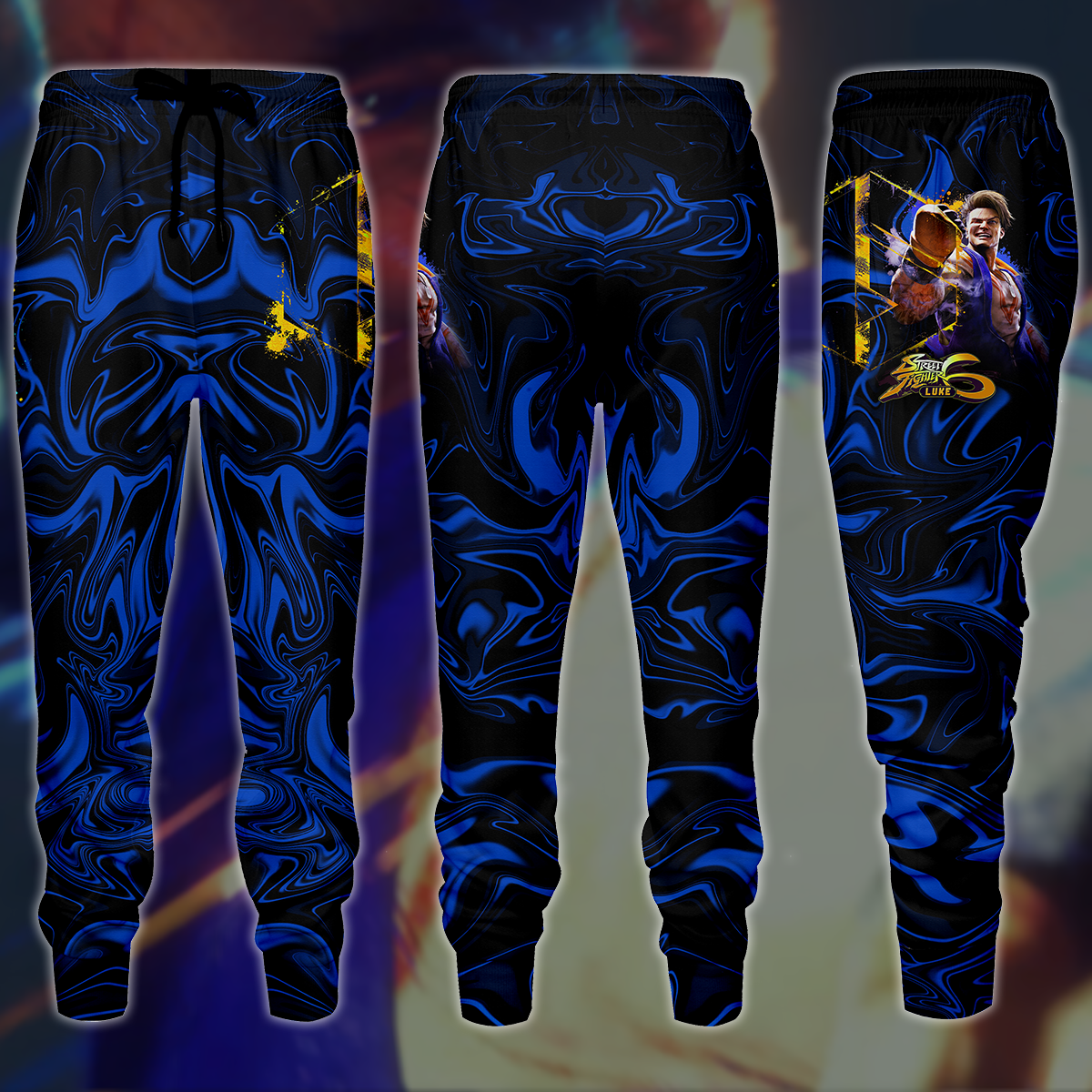 Street Fighter 6 Luke Video Game 3D All Over Printed T-shirt Tank Top Zip Hoodie Pullover Hoodie Hawaiian Shirt Beach Shorts Jogger Joggers