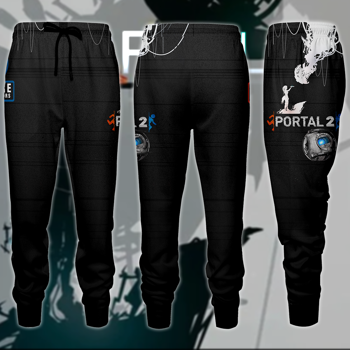 Portal 2 Video Game 3D All Over Print T-shirt Tank Top Zip Hoodie Pullover Hoodie Hawaiian Shirt Beach Shorts Jogger Joggers