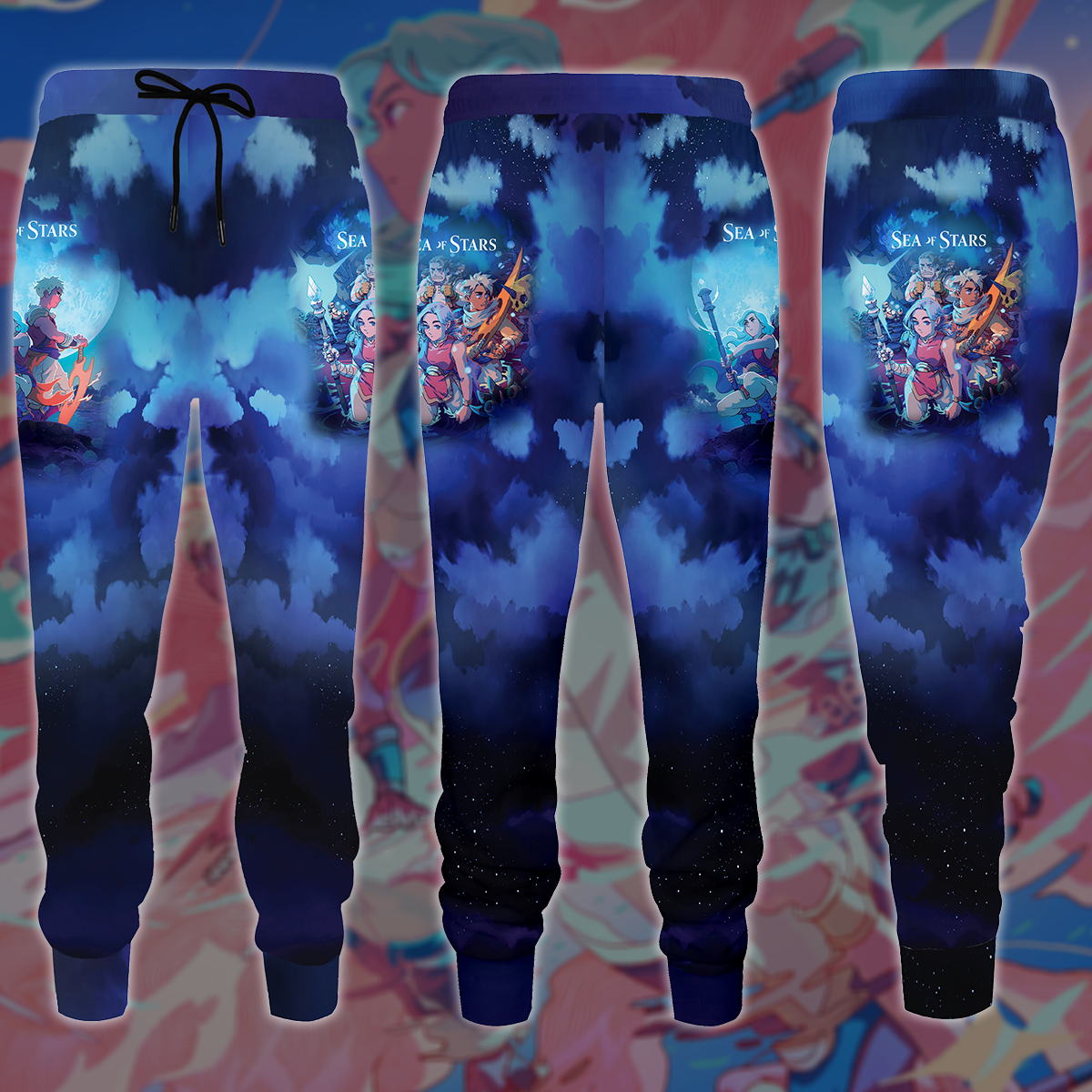 Sea of Stars Video Game 3D All Over Printed T-shirt Tank Top Zip Hoodie Pullover Hoodie Hawaiian Shirt Beach Shorts Joggers Joggers