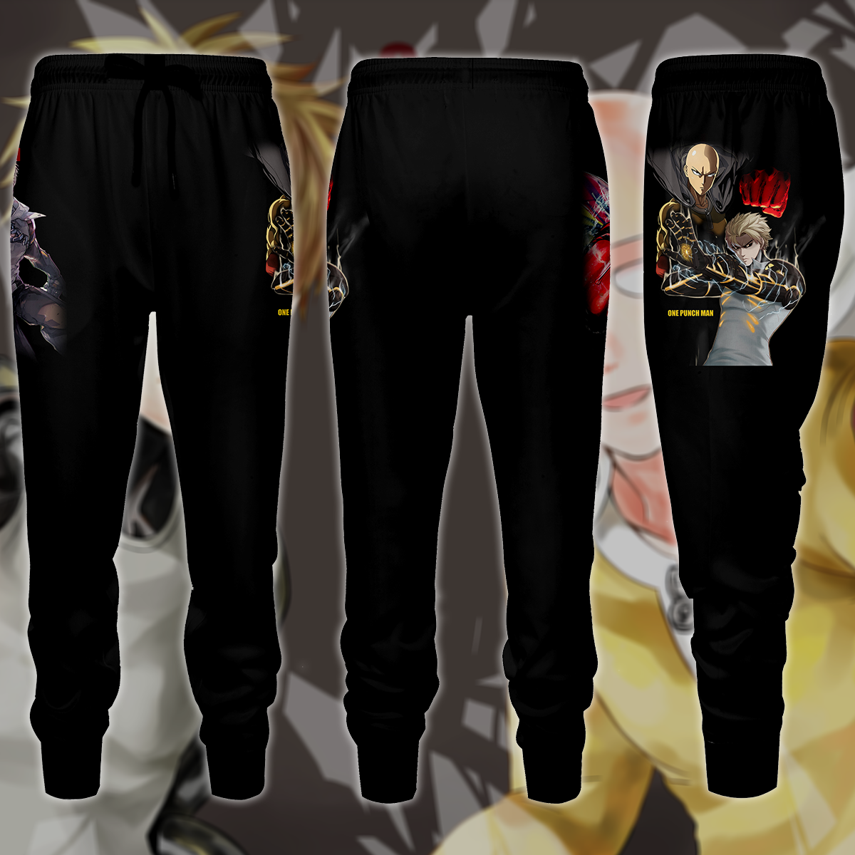 One Punch Man Saitama x Genos Anime Manga 3D All Over Print T-shirt Tank Top Zip Hoodie Pullover Hoodie Hawaiian Shirt Beach Shorts Jogger Joggers