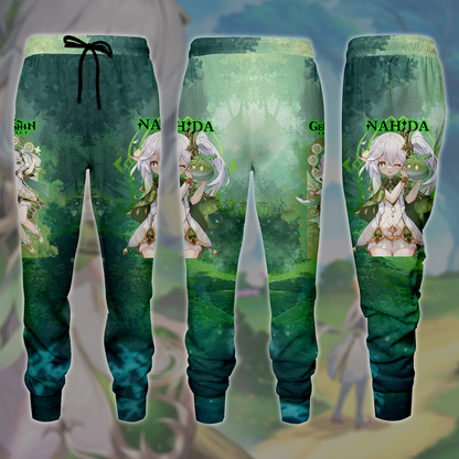 Genshin Impact Nahida Video Game All Over Printed T-shirt Tank Top Zip Hoodie Pullover Hoodie Hawaiian Shirt Beach Shorts Joggers Joggers