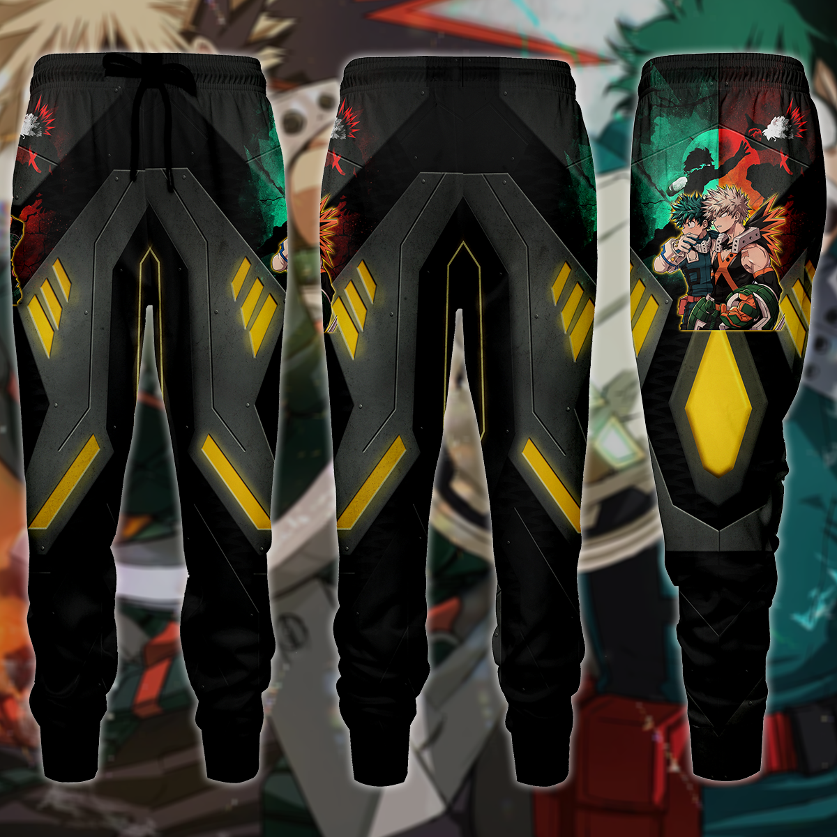 My Hero Academia: Deku x Bakugo 3D All Over Print T-shirt Tank Top Zip Hoodie Pullover Hoodie Hawaiian Shirt Beach Shorts Jogger Joggers